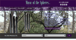 Desktop Screenshot of musicofspheres.com